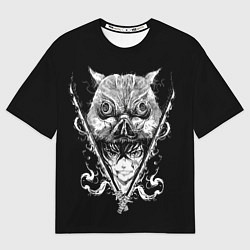 Футболка оверсайз мужская Клинок рассекающий демонов Ино, цвет: 3D-принт