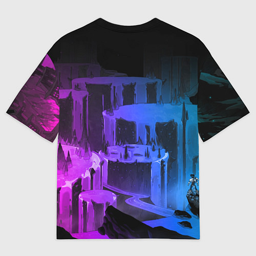Мужская футболка оверсайз Hades Game / 3D-принт – фото 2
