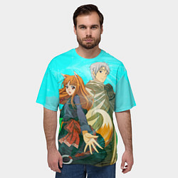 Футболка оверсайз мужская Волчица и пряности, цвет: 3D-принт — фото 2