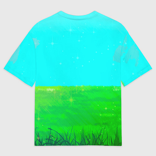 Мужская футболка оверсайз Волчица и пряности / 3D-принт – фото 2