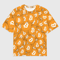 Футболка оверсайз мужская Я БИТКОИН I AM BITCOIN, цвет: 3D-принт