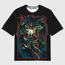 Мужская футболка оверсайз Bloodborne