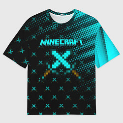 Мужская футболка оверсайз Minecraft
