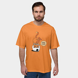 Футболка оверсайз мужская Хьюстон, у нас проблемы!, цвет: 3D-принт — фото 2