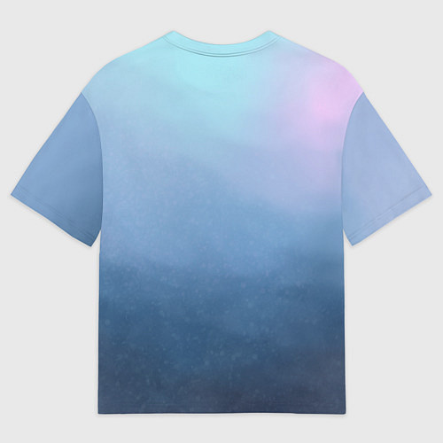 Мужская футболка оверсайз Рыбка / 3D-принт – фото 2