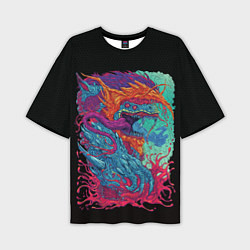 Мужская футболка оверсайз Hyper beast art