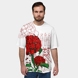 Футболка оверсайз мужская Обещанный Неверленд, цвет: 3D-принт — фото 2