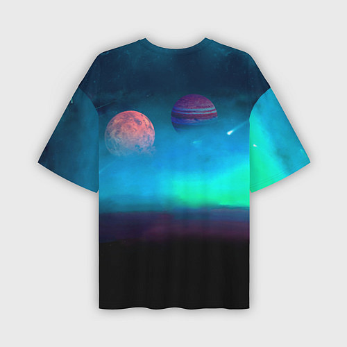 Мужская футболка оверсайз В Дмитриенко Венера-Юпитер / 3D-принт – фото 2