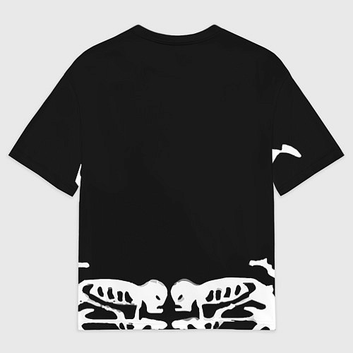 Мужская футболка оверсайз ГРАЖДАНСКАЯ ОБОРОНА, / 3D-принт – фото 2