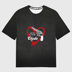 Мужская футболка оверсайз Clyde