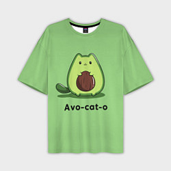 Мужская футболка оверсайз Avo - cat - o