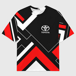 Футболка оверсайз мужская Toyota, цвет: 3D-принт