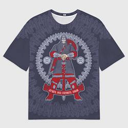 Футболка оверсайз мужская Русский богатырь, цвет: 3D-принт