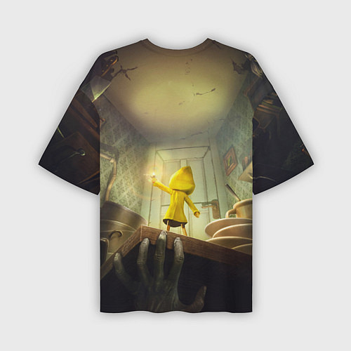 Мужская футболка оверсайз Little Nightmares 2 / 3D-принт – фото 2