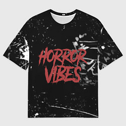 Мужская футболка оверсайз Хоррор настроение