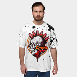 Футболка оверсайз мужская Cyberpunk 2077, цвет: 3D-принт — фото 2