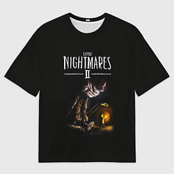 Мужская футболка оверсайз Little Nightmares 2 СТОРОЖ