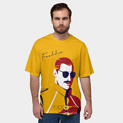 Футболка оверсайз мужская QUEEN FREDDY, цвет: 3D-принт — фото 2