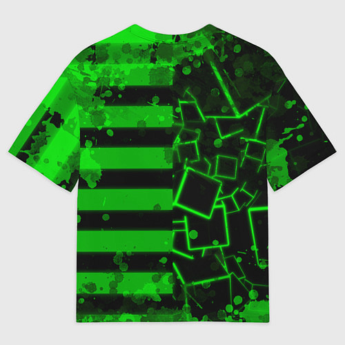 Мужская футболка оверсайз Minecraft Майнкрафт / 3D-принт – фото 2