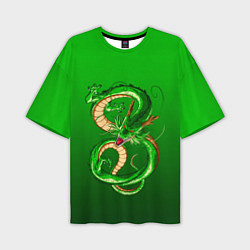 Мужская футболка оверсайз Земляной анимешный дракон