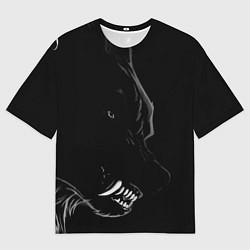 Футболка оверсайз мужская Wolf, цвет: 3D-принт