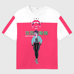 Футболка оверсайз мужская Призрак в доспехах, цвет: 3D-принт