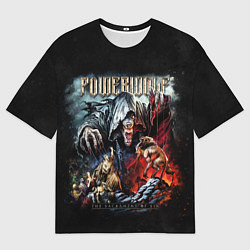 Мужская футболка оверсайз Powerwolf