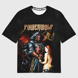 Футболка оверсайз мужская Powerwolf, цвет: 3D-принт