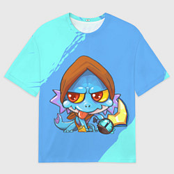 Мужская футболка оверсайз Сларк Dota 2