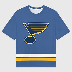 Мужская футболка оверсайз Сент-Луис Блюз Форма1