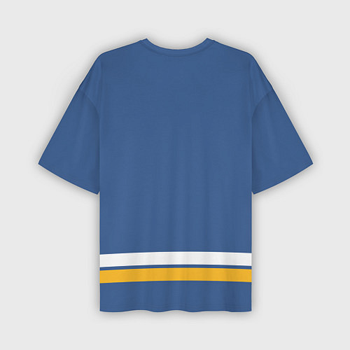 Мужская футболка оверсайз Сент-Луис Блюз Форма1 / 3D-принт – фото 2