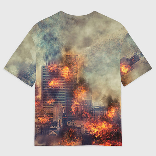 Мужская футболка оверсайз Metro Exodus / 3D-принт – фото 2
