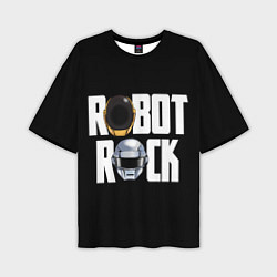 Футболка оверсайз мужская Robot Rock, цвет: 3D-принт
