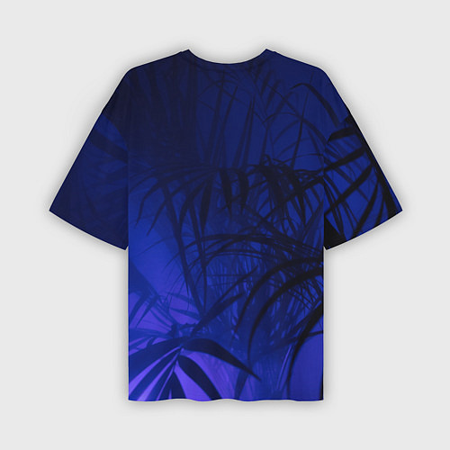 Мужская футболка оверсайз Тихие джунгли / 3D-принт – фото 2