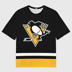 Мужская футболка оверсайз Питтсбург Пингвинз Форма1