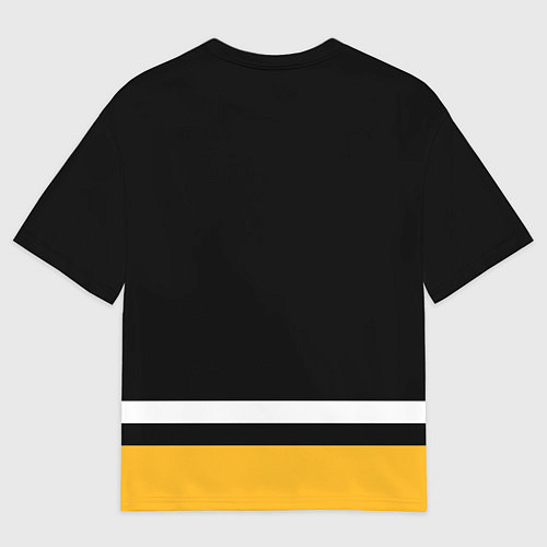 Мужская футболка оверсайз Питтсбург Пингвинз Форма1 / 3D-принт – фото 2