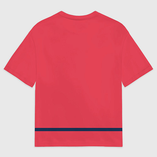 Мужская футболка оверсайз Вашингтон Кэпиталз Форма1 / 3D-принт – фото 2