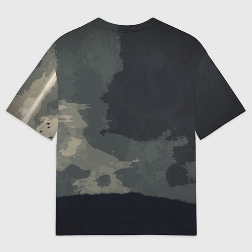 Мужская футболка оверсайз DayZ Headshot / 3D-принт – фото 2
