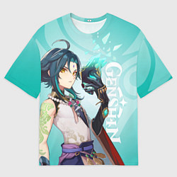 Мужская футболка оверсайз GENSHIN IMPACT, СЯО