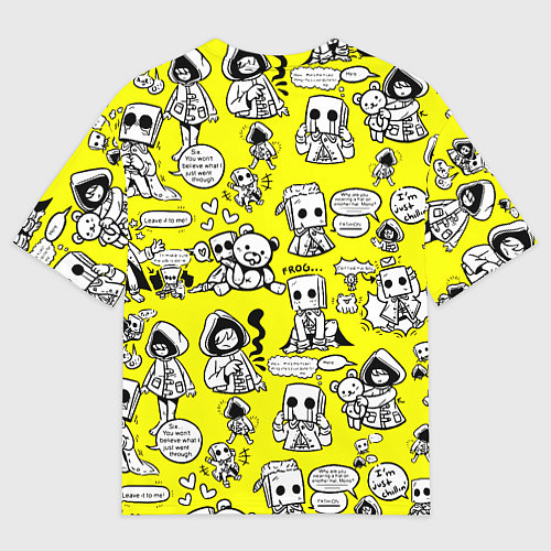 Мужская футболка оверсайз LITTLE NIGHTMARES / 3D-принт – фото 2