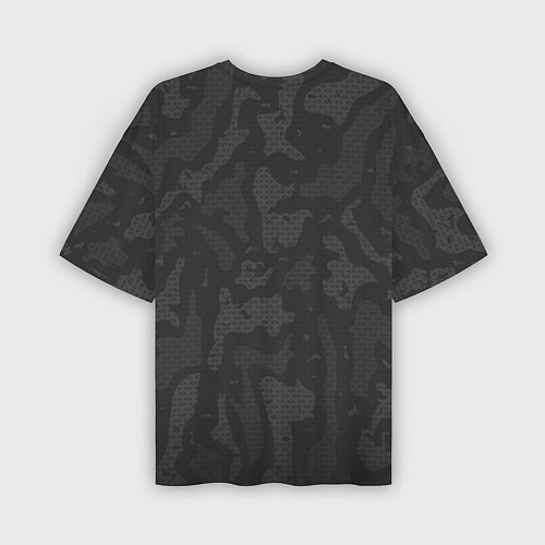 Мужская футболка оверсайз Камуфляж для рыбака / 3D-принт – фото 2