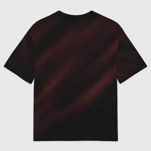 Мужская футболка оверсайз КЛИНОК РАССЕКАЮЩИЙ ДЕМОНОВ / 3D-принт – фото 2