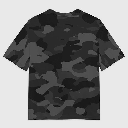 Мужская футболка оверсайз GLHF ГЛХФ Камуфляж / 3D-принт – фото 2