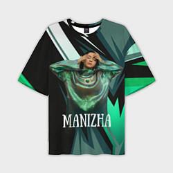 Футболка оверсайз мужская Манижа Manizha, цвет: 3D-принт