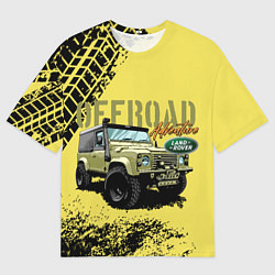 Мужская футболка оверсайз LAND ROVER