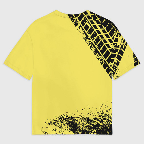 Мужская футболка оверсайз LAND ROVER / 3D-принт – фото 2