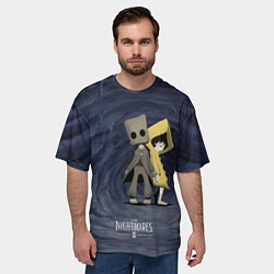 Футболка оверсайз мужская Little Nightmares 2, цвет: 3D-принт — фото 2
