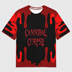 Футболка оверсайз мужская Cannibal Corpse, цвет: 3D-принт