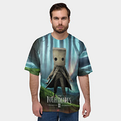 Футболка оверсайз мужская Little Nightmares 2, цвет: 3D-принт — фото 2