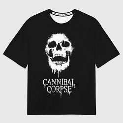 Футболка оверсайз мужская Сannibal Сorpse $$$, цвет: 3D-принт